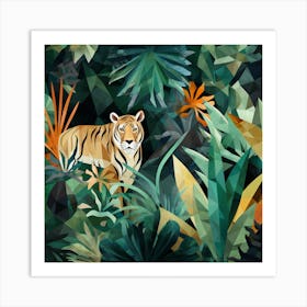 Tiger In The Jungle 6 Art Print