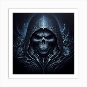 Dark Skull Art Print