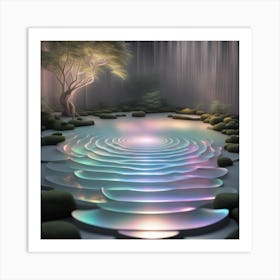 Zen Pond Art Print