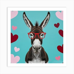 Cool Donkey Art Print