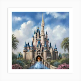 Cinderella Castle Art Print 7 Art Print