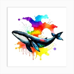 Whale Painting 1 Art Print