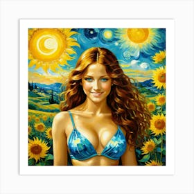 Sunflowersdfg Art Print