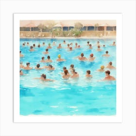 Swimming Pool 1 Art Print