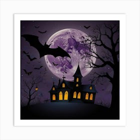 Haunted House 16 Art Print