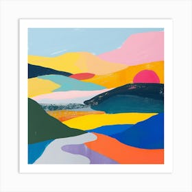 Abstract Travel Collection Georgia 1 Art Print