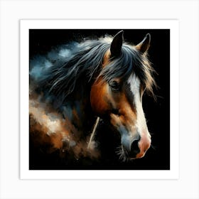 Horse Portrait 2 Art Print