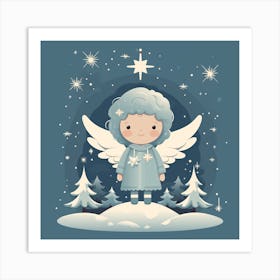 Christmas Angel 9 Art Print