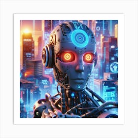 Cyborg 16 Art Print