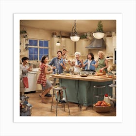 Family Tv Art Print