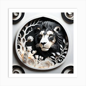 Lion Art 1 Art Print