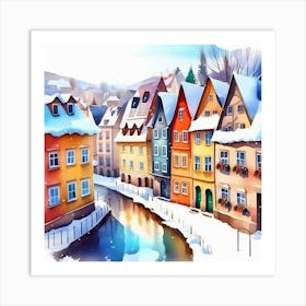 Winter Scene Art Print