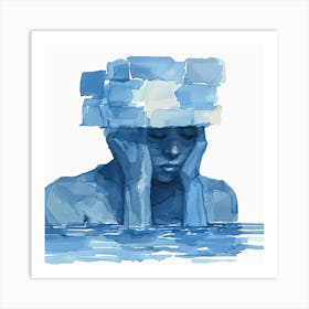 Ice Cubes Art Print