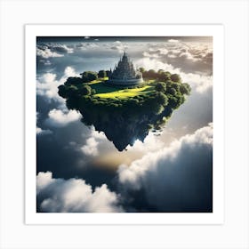 Castle In The Clouds 16 Art Print