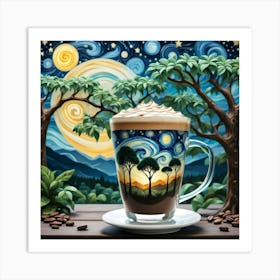 Jungle Coffee Art Print