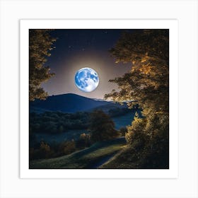 Full Moon 2 Art Print