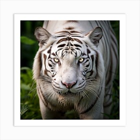 White Tiger Art Print