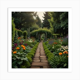 Garden Path Art Print