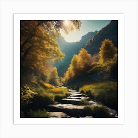 Path Through The Forest 19 Art Print