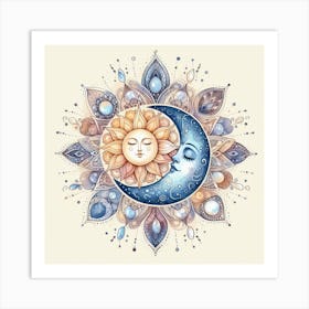 Day and Night 6 Art Print