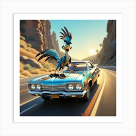 Rooster 3 Art Print