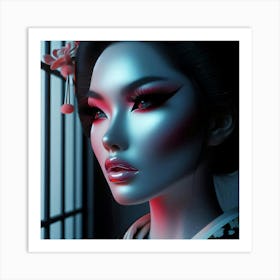 Creative Geisha Artwork 39 Art Print