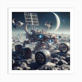 Mars Rover Art Print