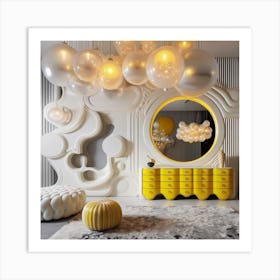 Room With Balloons Art Print