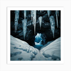 Ice Cave 1 Art Print