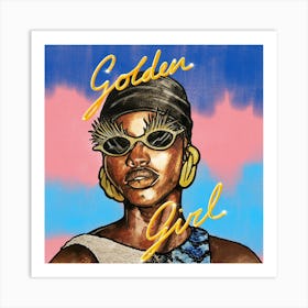 Golden Girl Art Print