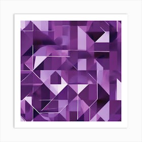 Abstract Purple Background Art Print