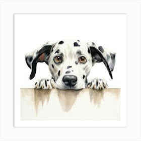 Dalmatian Dog 2 Art Print