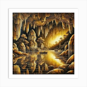 Phong Nha Ke Bang Cave In Vietnam Art Print