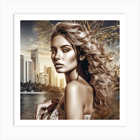 Portrait Of A Woman 11 Art Print