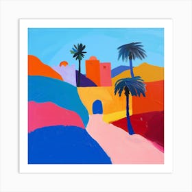 Abstract Travel Collection Tunisia 1 Art Print