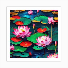 Lotus Flower 16 Art Print