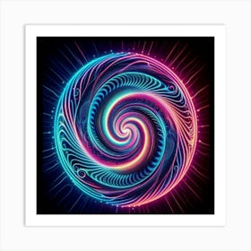 Psychedelic Spiral 3 Affiche