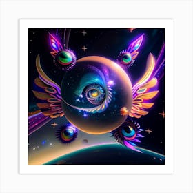 Space Art Art Print