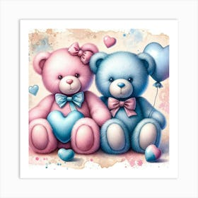 Teddy Bears Art Print