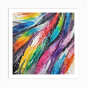 Feathers Canvas Print Art Print