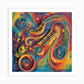 Piano Keys Art Print