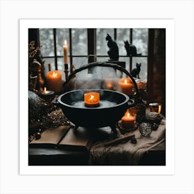 Witches Cauldron Art Print