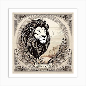 Lion King 19 Art Print