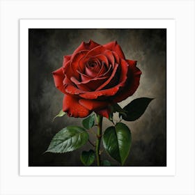 Red Rose 7 Art Print