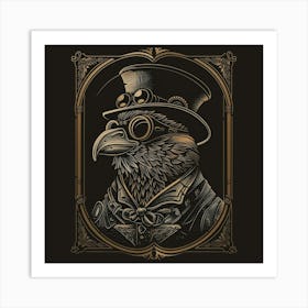 Steampunk Eagle 6 Art Print