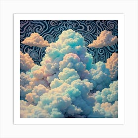 Clouds In The Sky 2 Art Print