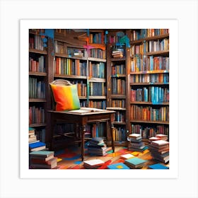 Book Room Art Print