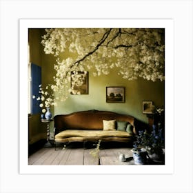 Room With A Tree Art Print