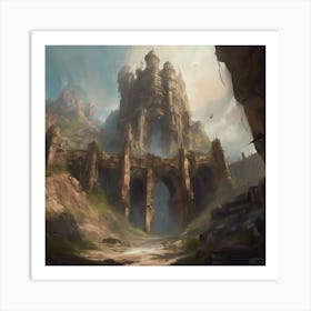 Fantasy Castle 91 Art Print