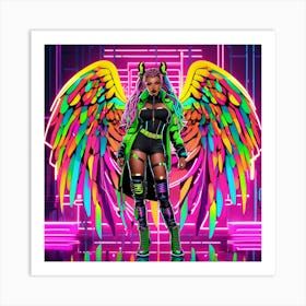 Angel Wings 5 Art Print